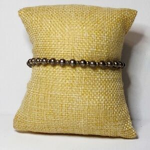 Premiere Crown metal beads bracelet 7"